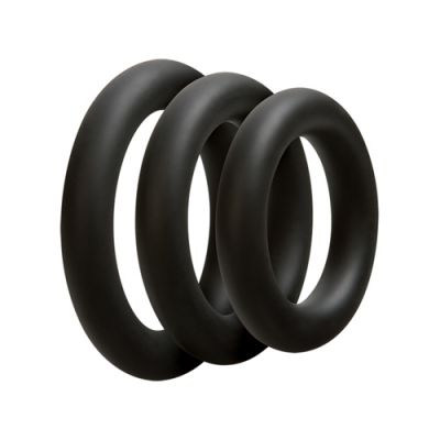 3 C Ring Set Thick Black