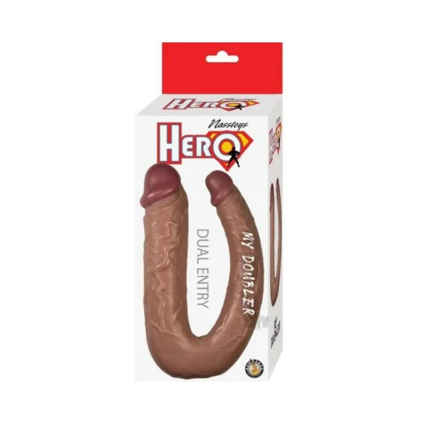 Hero My Doubler Double-ended Dildo Brown