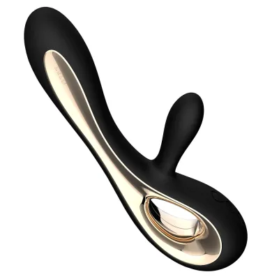 Lelo Soraya Black Dual Waterproof Rechargeable Vibrator