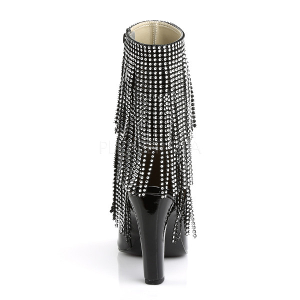 4 inches Heel, 1 1/2 inches PF Open Toe/Heel Back Lace-Up Ankle Boot — image 16 of 16
