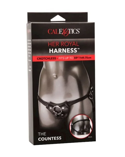 Her Royal Harness The Countess - Black
