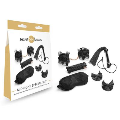 Secret Kisses Midnight Special Set 5 Piece Bondage Kit