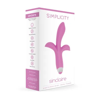 SINCLAIRE G Spot Clitoral Vibrator Pink