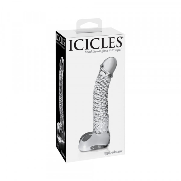 Icicles Glass Dildo No 61 - Clear