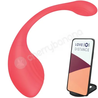 Love Distance Range Orange App Controlled Love Egg Vibrator