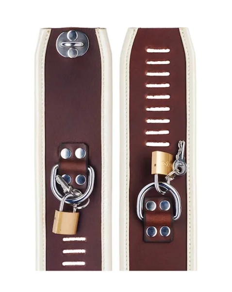 Bound X Asylum Leather Wrist Cuffs