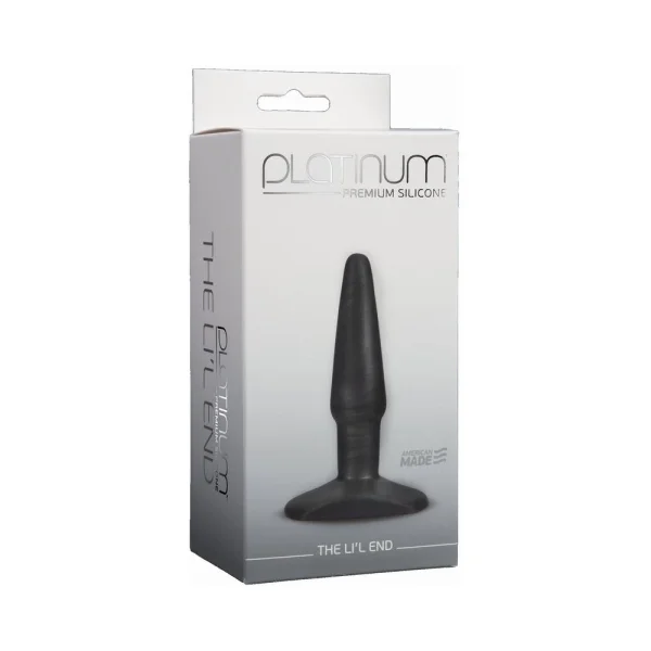 Platinum Premium Silicone The Lil End Charcoal Plug — image 6 of 8