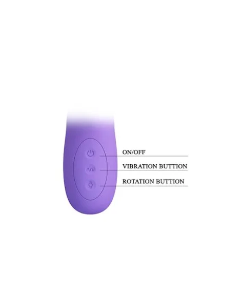 Truman Dual Action Rabbit Vibe - Purple - 9.3 Inch