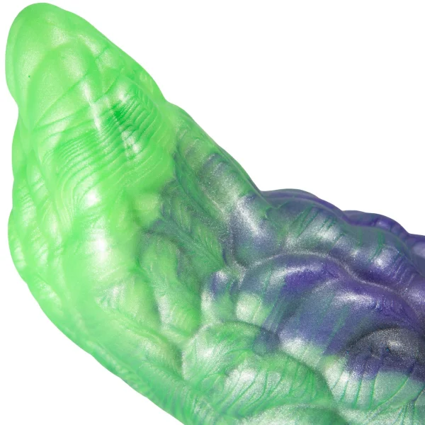 The Baroba Little Monster 6" Silicone Dildo By Uberrime - Laguna Twilight