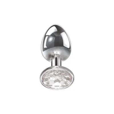 Clear Gem Anal Plug Large