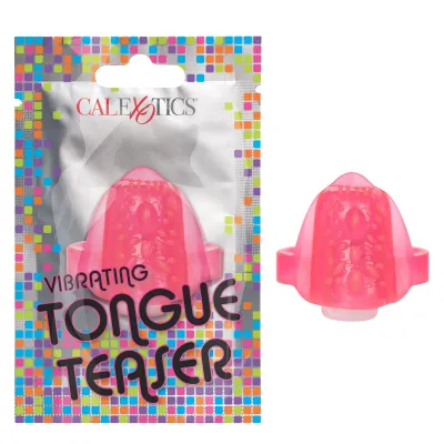 Foil Pack Vibrating Tongue Teaser Pink