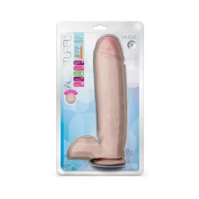 Au Naturel Huge Dildo 10 In Vanilla