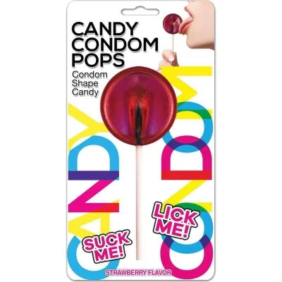 Candy Condom Pop Strawberry