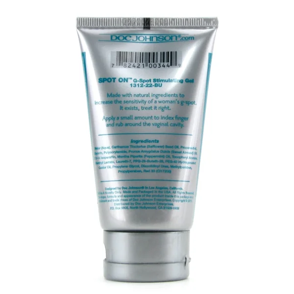 Spot-on g-spot stimulating gel