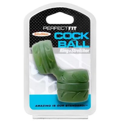 Perfect Fit SilaSkin Cock Ball Ring Green