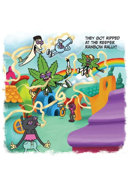 The Dopest Place in the Whole Weed World Story Book — image 6 of 8