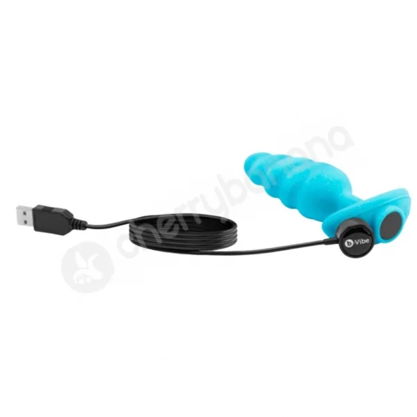 B-vibe Unicorn Vibrating Anal Plug & Rainbow Tail 6 piece Set