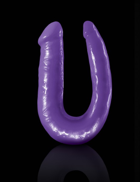 Double Trouble Purple Dildo