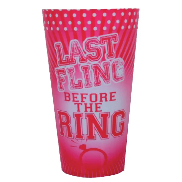 Last Fling Before The Ring Plastic Cup — image 3 of 3