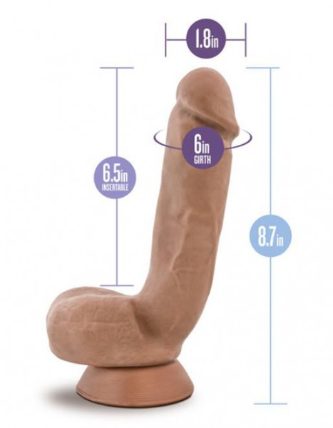 Au Naturel Macho Suction Cup Dildo