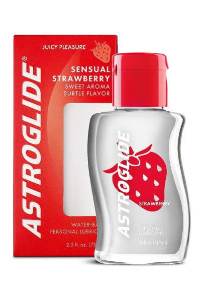 Astroglide Sensual Strawberry Flavoured Lubricant 2.5oz