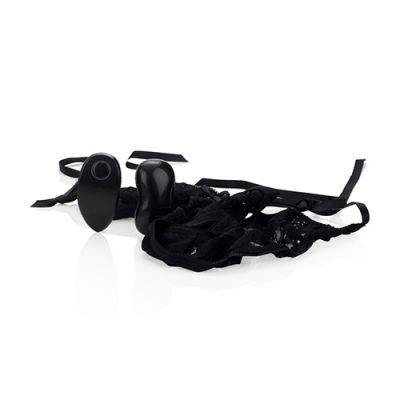 10 Function Little Black Panty Panty with Ties
