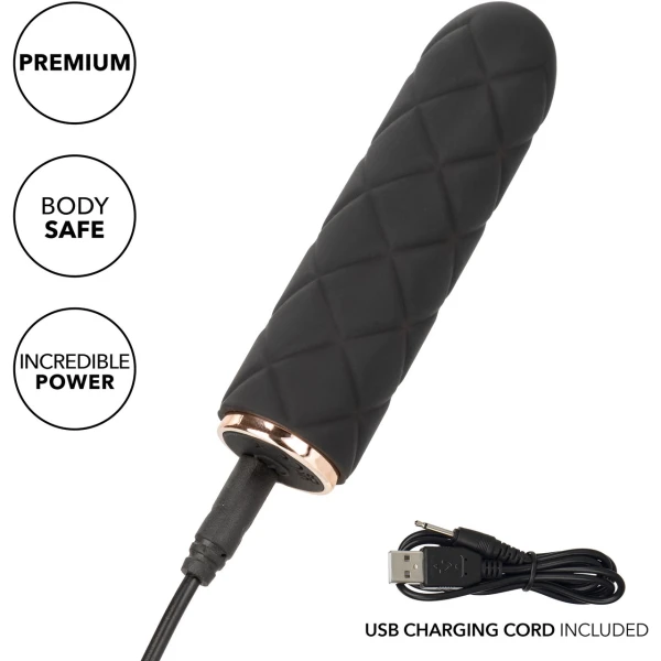 Raven Quilted Seducer Bullet Vibe