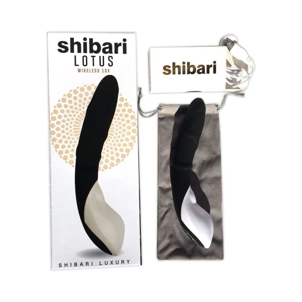 Shibari Luxury Lotus Silicone Vibe 10 Function Usb Rechargeable Waterproof Black — image 8 of 12