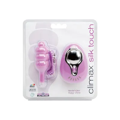 Climax Silk Touch Egg Vibrator Lavender