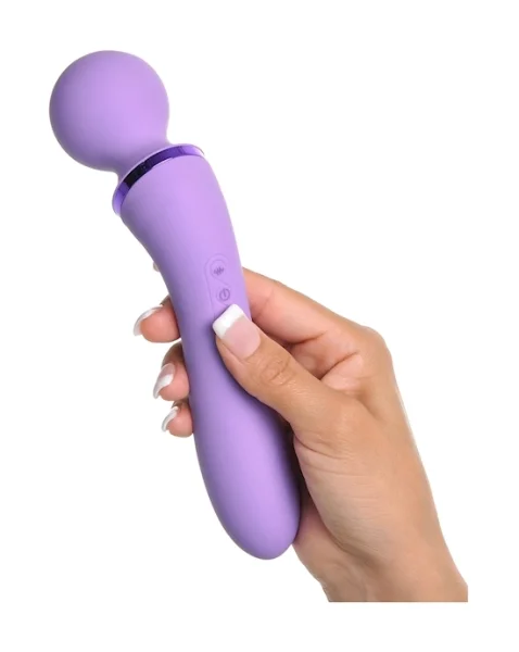 Fantasy For Her Duo Wand Massage-her - Purple - 7.7 Inch