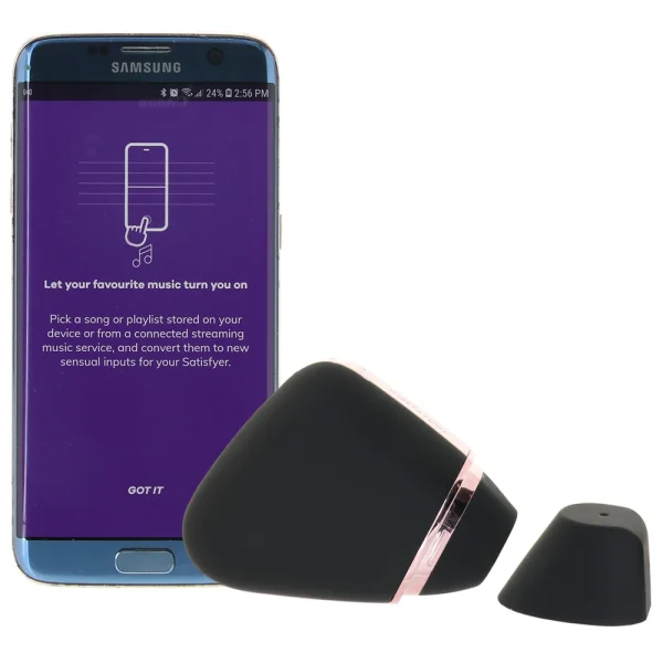 Satisfyer Love Triangle Clitoral Air Stimulator with Long-Distance App Control