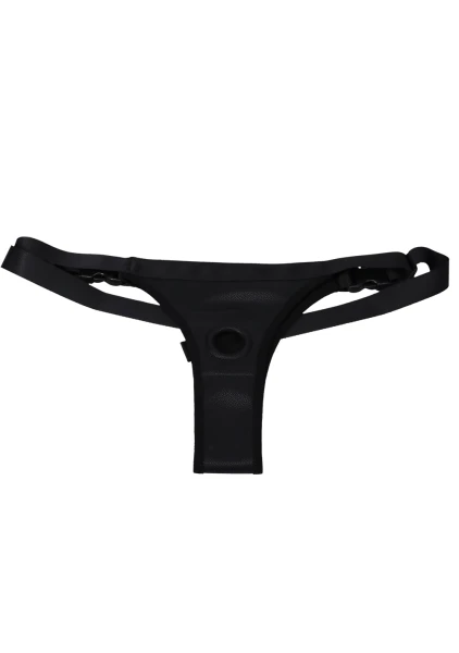 In A Bag Vegan Leather Harness & 5.25" Dong By Doc Johnson