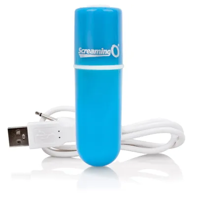 Charged Vooom Rechargeable Bullet Vibe Blue