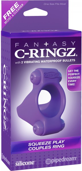 Squeeze Play Vibrating Cock Ring