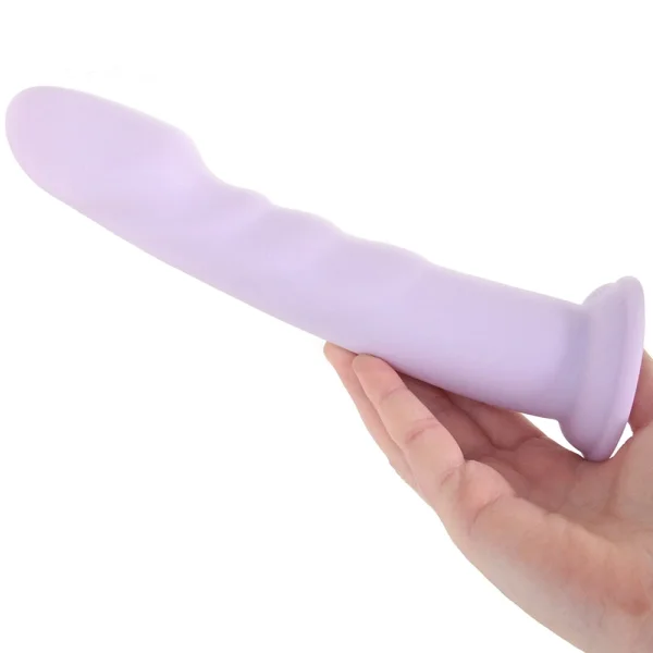 Dillio Platinum Super Eight Silicone 8" Suction Cup Dildo - Lavender