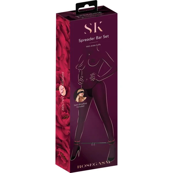 Secret Kisses Rosegasm Ankle Spreader Bar Set