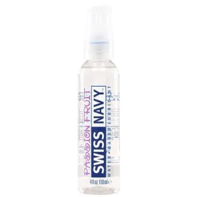 Swiss Navy Flavors Water Based Lubricant Passion Fruit 4 Fl Oz