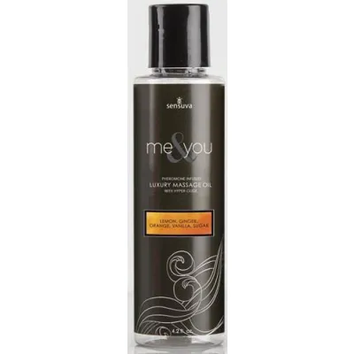 Me and You Massage Oil Lemon Ginger Orange Vanilla Sugar 4 2 Oz