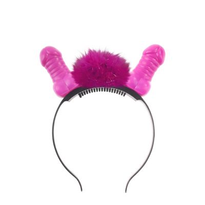 Bachelorette Party Favors Pecker Flashing Headband Pink