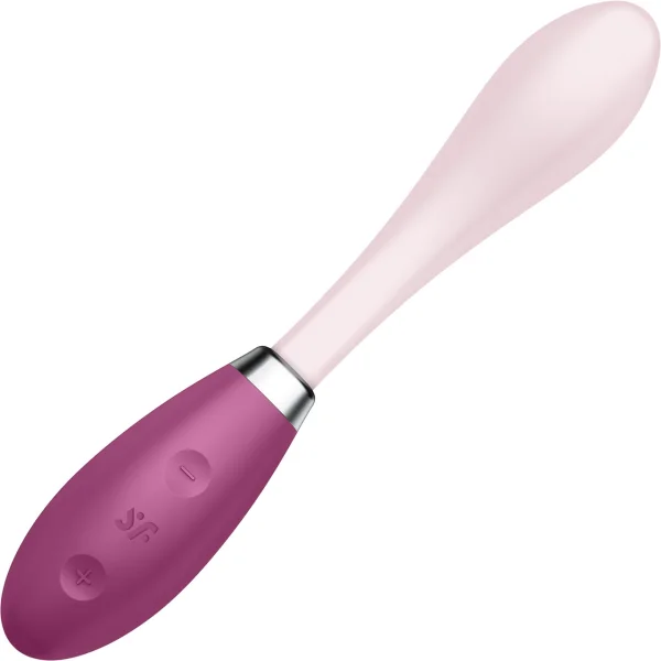 Satisfyer G-Spot Flex 3 Silicone Rechargeable Waterproof 12-Function G-Spot Vibrator - Red