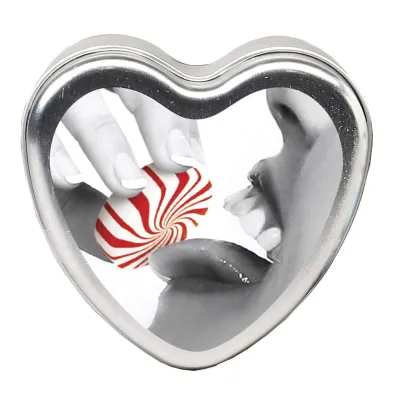 Edible Heart Candle Mint 4 Oz