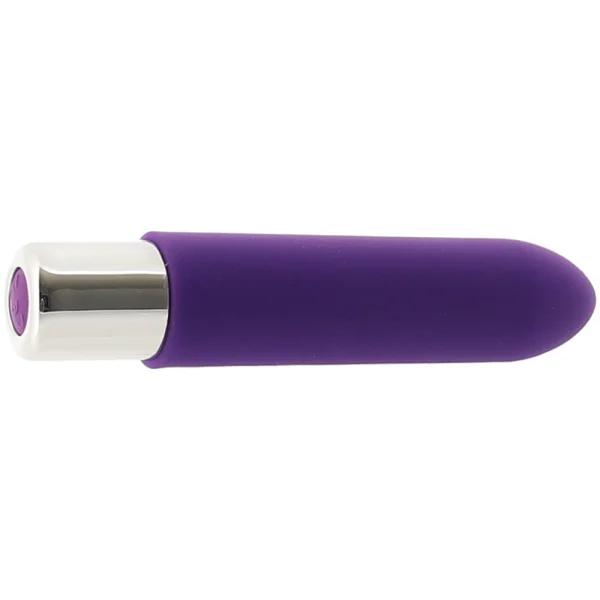 BAM MINI Rechargeable Bullet Silicone Vibrator by VeDO - Indigo