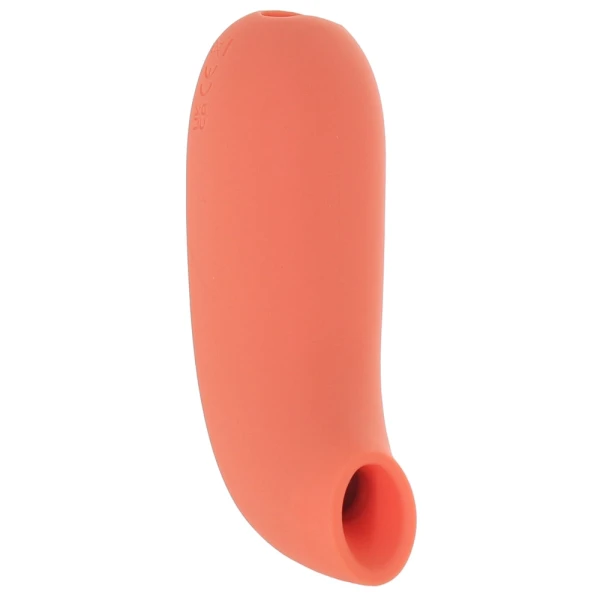 AER Silicone Rechargeable Waterproof Pressure Wave Suction Toy By Dame - Papaya