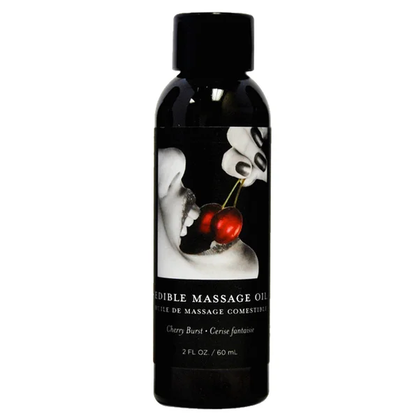 Earthly Body Edible Massage Oil Cherry 2oz — image 5 of 5