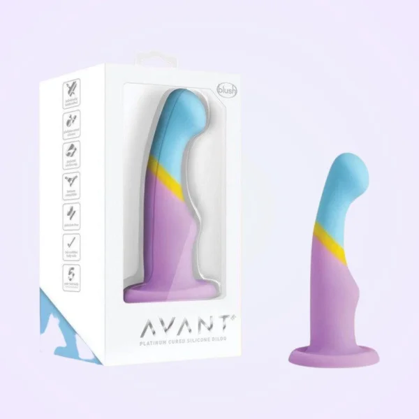 Blush Avant D14 Heart of Gold Silicone Dildo with Suction Cup