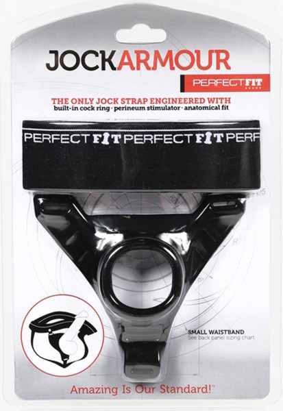 Jock Armour Jockstrap + Cock Ring (Small Waist)