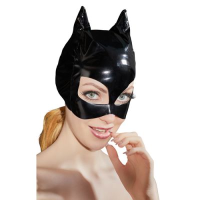 Vinyl Mask With Cat Ears S L
