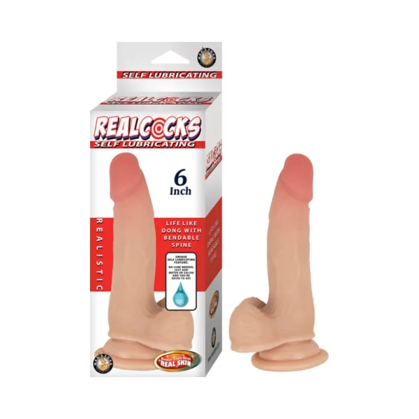 Realcocks Self Lubricating 6"-flesh — image 4 of 7