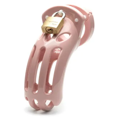 CB X Chastity The Curve 3 3 4 Cock Cage Pink Kit