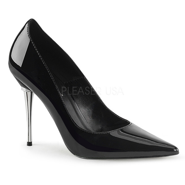 4 inches Metal Stiletto Heel Pointed Toe Pump — image 21 of 24